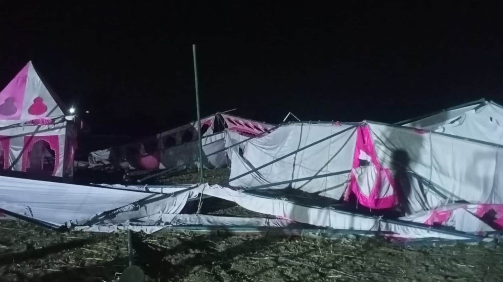 UP Weather Devastation in Bhadohi Storm Raging 80 km hour Claims 15 Lives Over 50 people Injured