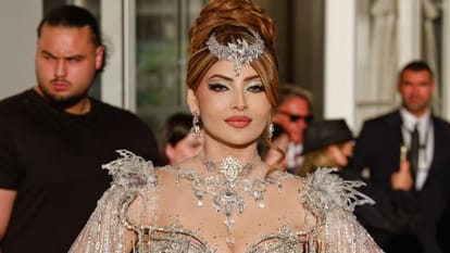 Urvashi Rautela Trolled For Saree New Look At the Cannes Film Festival Did She Copy Model Gigi Hadid