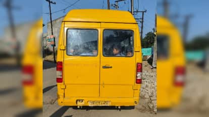 School Vehicle Registered as Ambulance Caught in Muzaffarnagar, Over ₹40,000 Fine Imposed