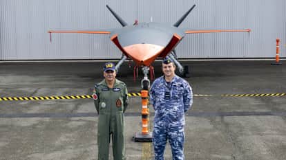 MQ-28 Ghost Bat makes appearance during India-Australia 12th Air Staff Talks on future aerospace collaboration