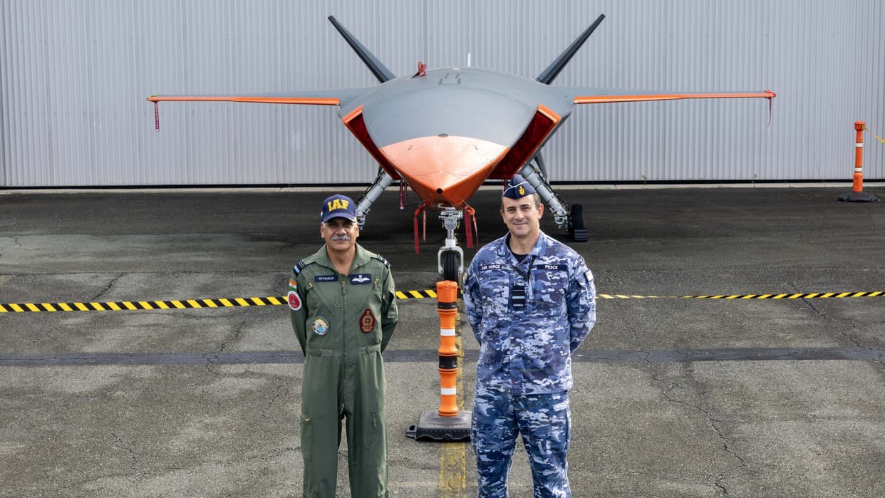 MQ-28 Ghost Bat makes appearance during India-Australia 12th Air Staff Talks on future aerospace collaboration