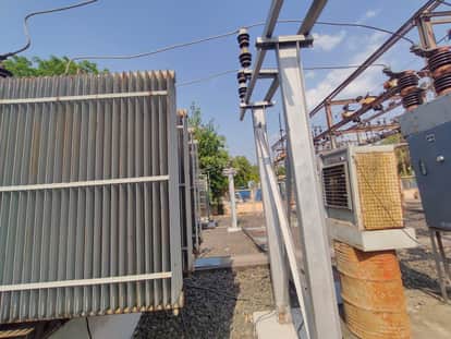 Indore: Coolers installed to cool down the power transformers of the grids which are getting heated due to hea