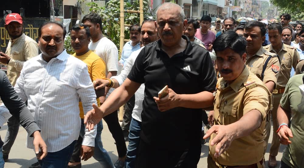 Kanpur SP and BJP Clash Over School Foundation Stone Laying Allegations Surface BJP Leader Halts Construction
