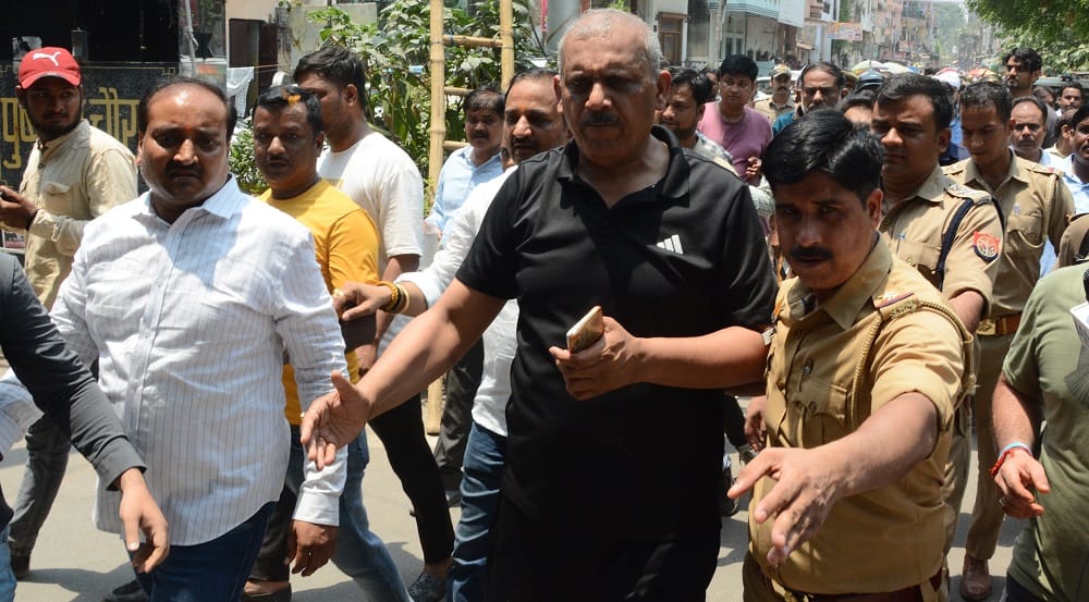 Kanpur SP and BJP Clash Over School Foundation Stone Laying Allegations Surface BJP Leader Halts Construction