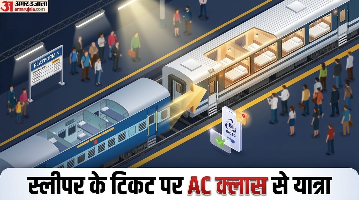 Indian Railways Auto Upgradation Features: Train Mein Kaise Sleeper Ticket Ko AC Mein Upgrade Karein