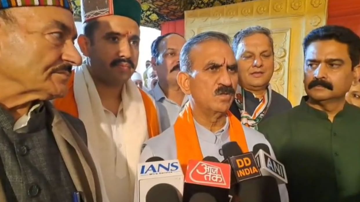 Himachal CM Sukhu Says I Travel in an Electric Car We Have Already Curtailed Convoys and Expenses