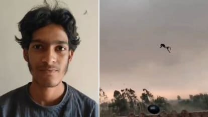 man who made video of the man being swept away in the storm in Bareilly
