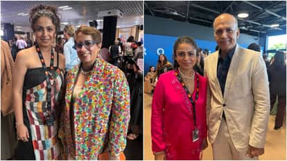 Taha Shah Badussha Aimee Baruah Manasi Parekh Guneet Monga appearance at 79th Cannes Film Festival