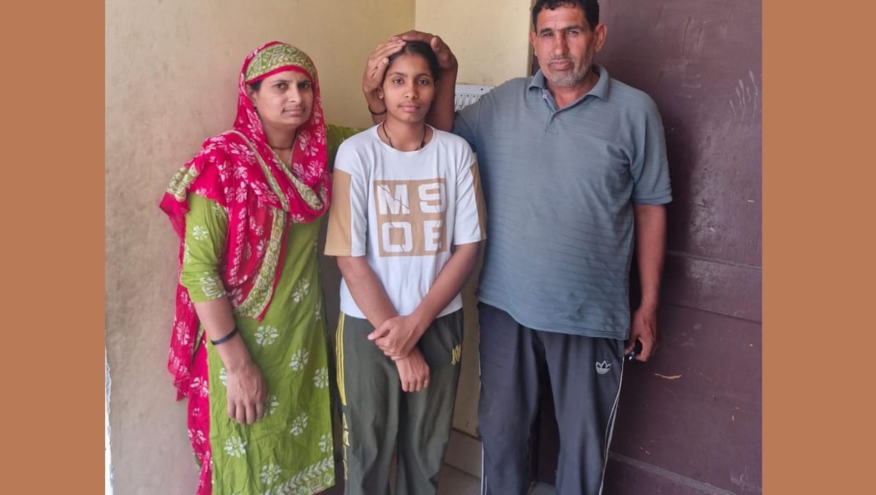 daughter of farme secures the third rank in state from In Kaithal, Mansi dreams of becoming doctor