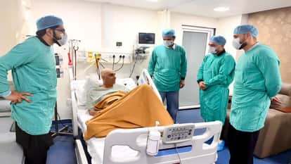 Players from Afghanistan cricket team visited their teammate Shapoor Zadran who is battling an illness