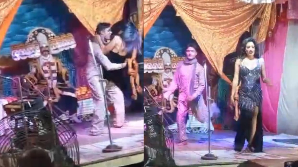 Jhansi: Decency was violated during Ramlila, obscene dance took place on the religious stage