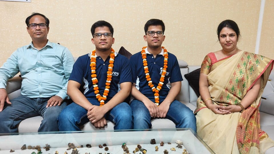 Twin Brothers Shine in CBSE 12th Results Sajid Scores 98.8p percent and Majid 98.4 percent
