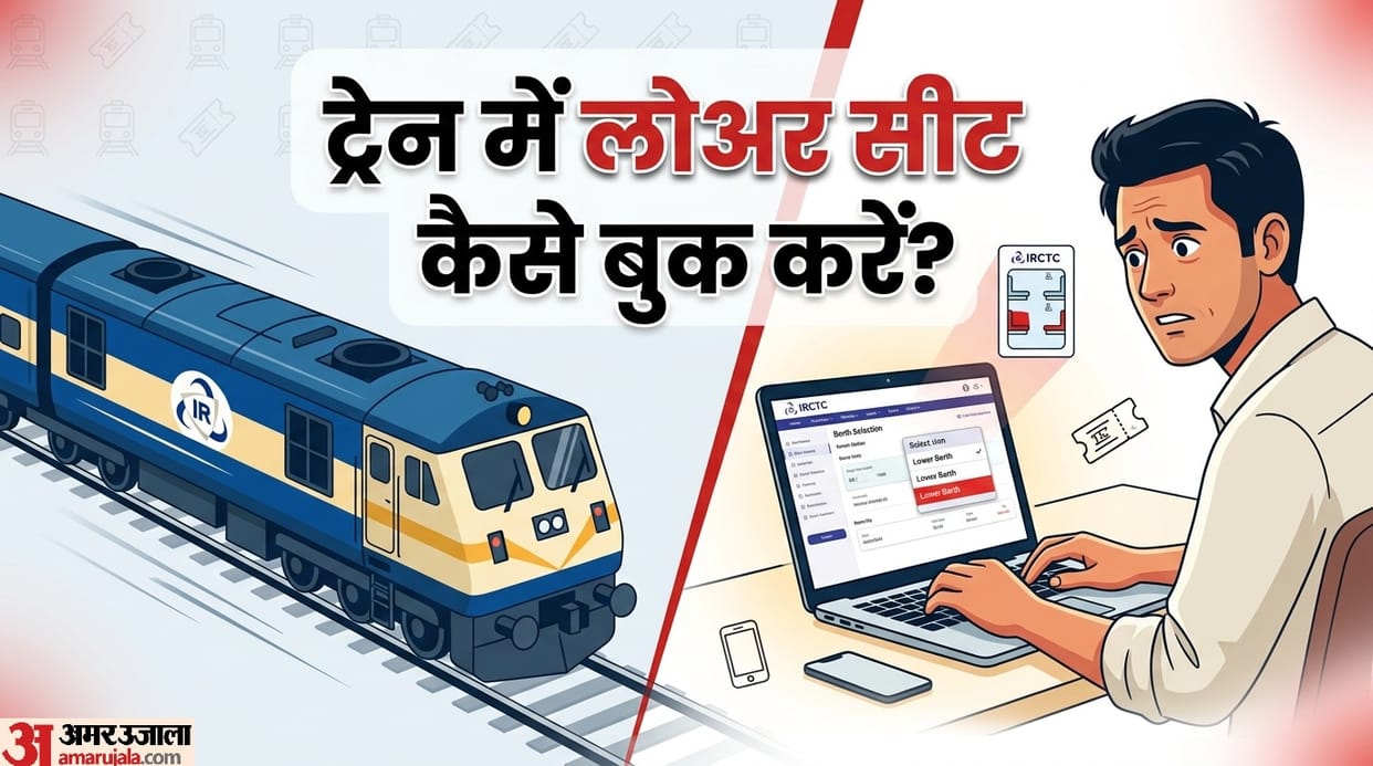 how to book a confirmed lower berth seat train mein kaise book karein