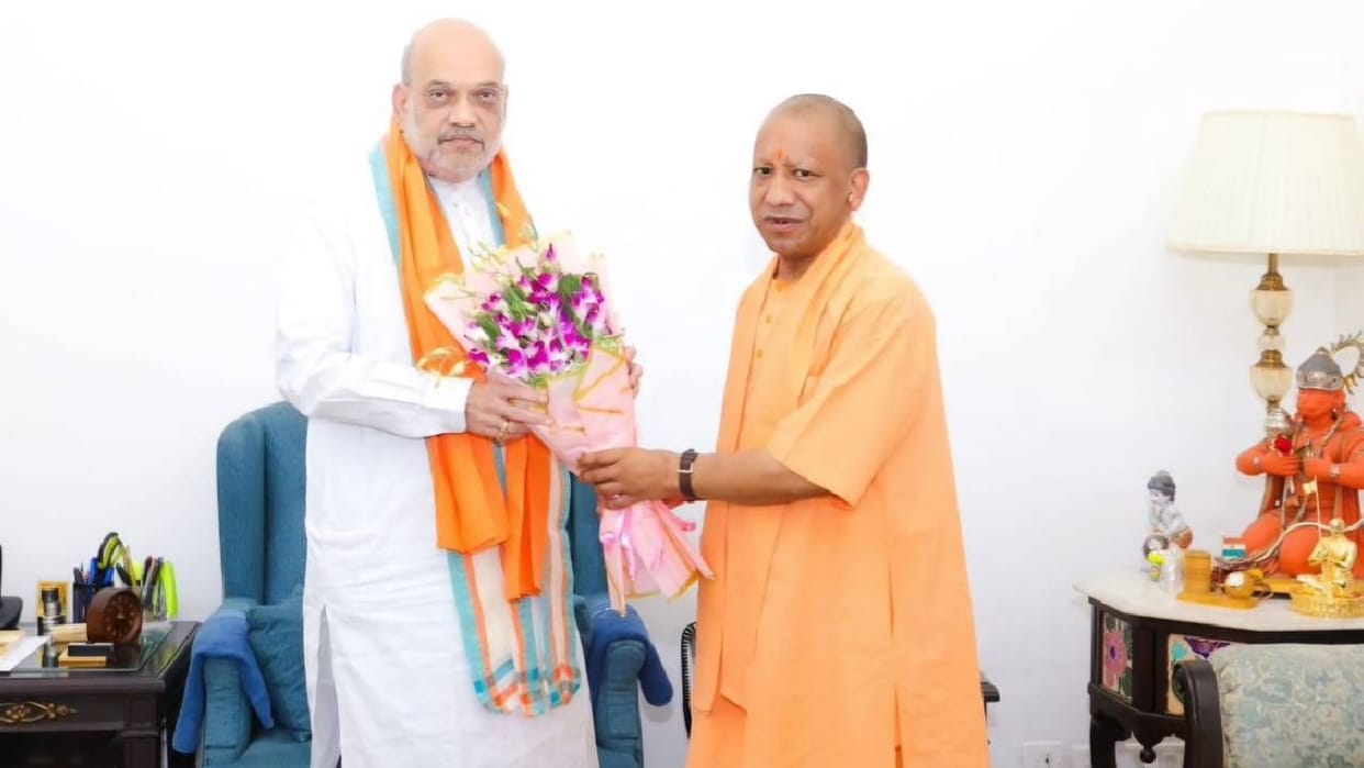 UP: CM Yogi Meets Home Minister Amit Shah in Delhi—Stir in Political Circles; Speculation Abounds