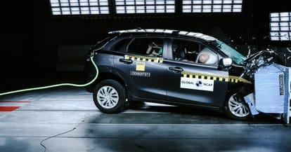 India-Made Toyota Starlet Scores 0 Stars in Global NCAP Crash Test Check Details