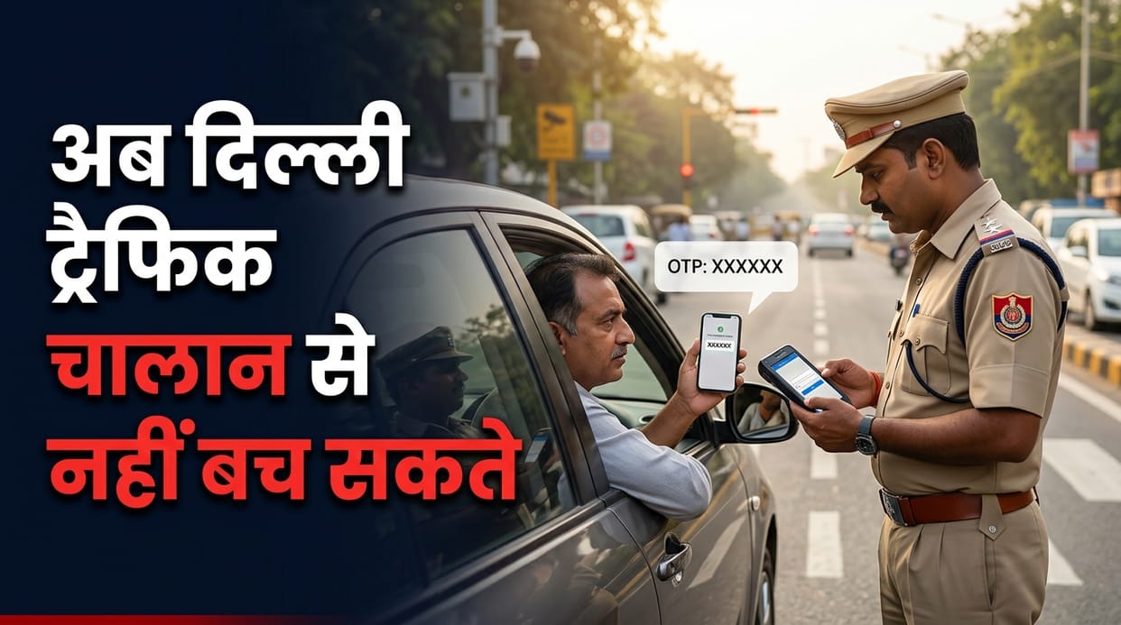 Delhi Traffic Police Makes OTP Verification Mandatory for E-Challans
