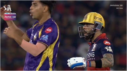 IPL 2026 RCB VS KKR: Manish Pandey took stunning catch Virat Kohli shocked reaction goes viral
