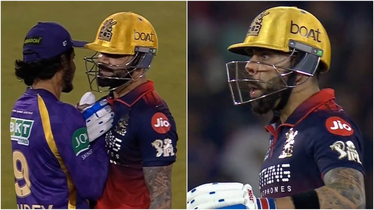 IPL 2026 RCB VS KKR: Manish Pandey took stunning catch Virat Kohli shocked reaction goes viral