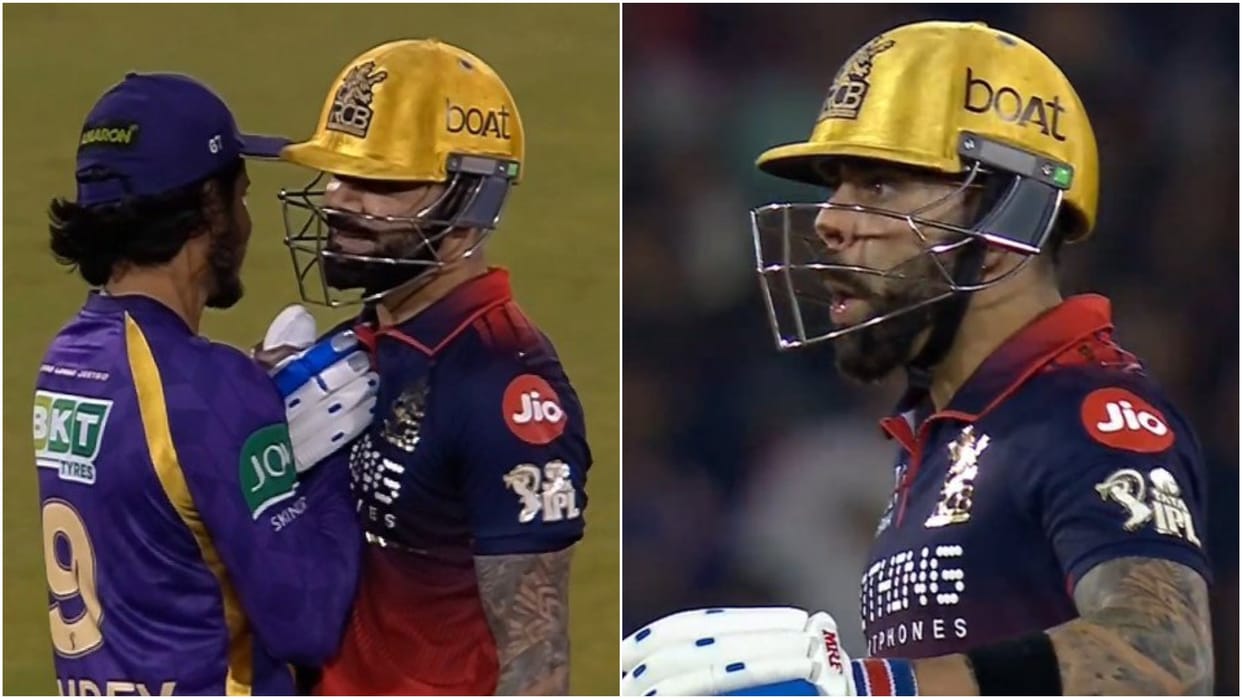 IPL 2026 RCB VS KKR: Manish Pandey took stunning catch Virat Kohli shocked reaction goes viral
