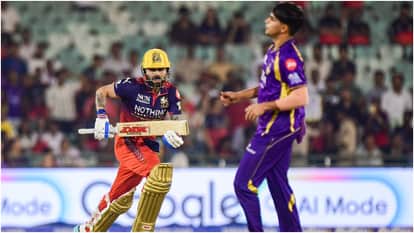 IPL 2026 RCB VS KKR: Manish Pandey took stunning catch Virat Kohli shocked reaction goes viral