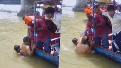 Divers saved two people from drowning at Brajghat