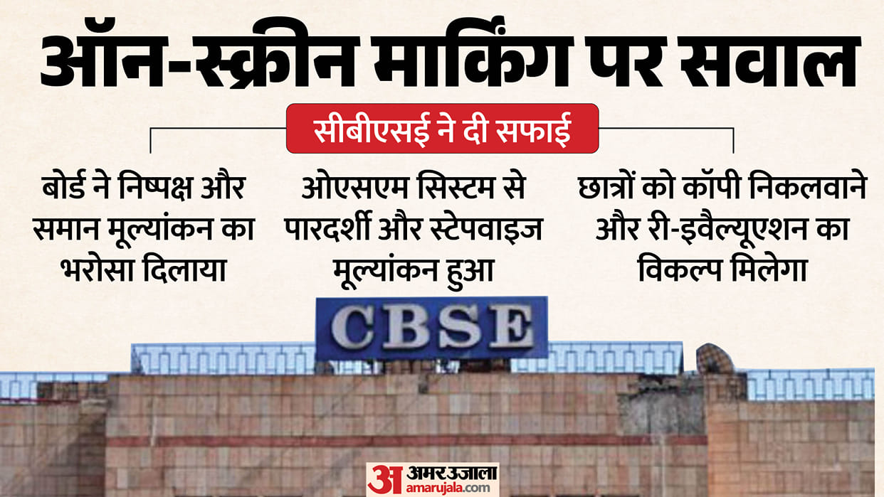 CBSE Clarifies On-Screen Marking System, Re-Evaluation Option Available for Students