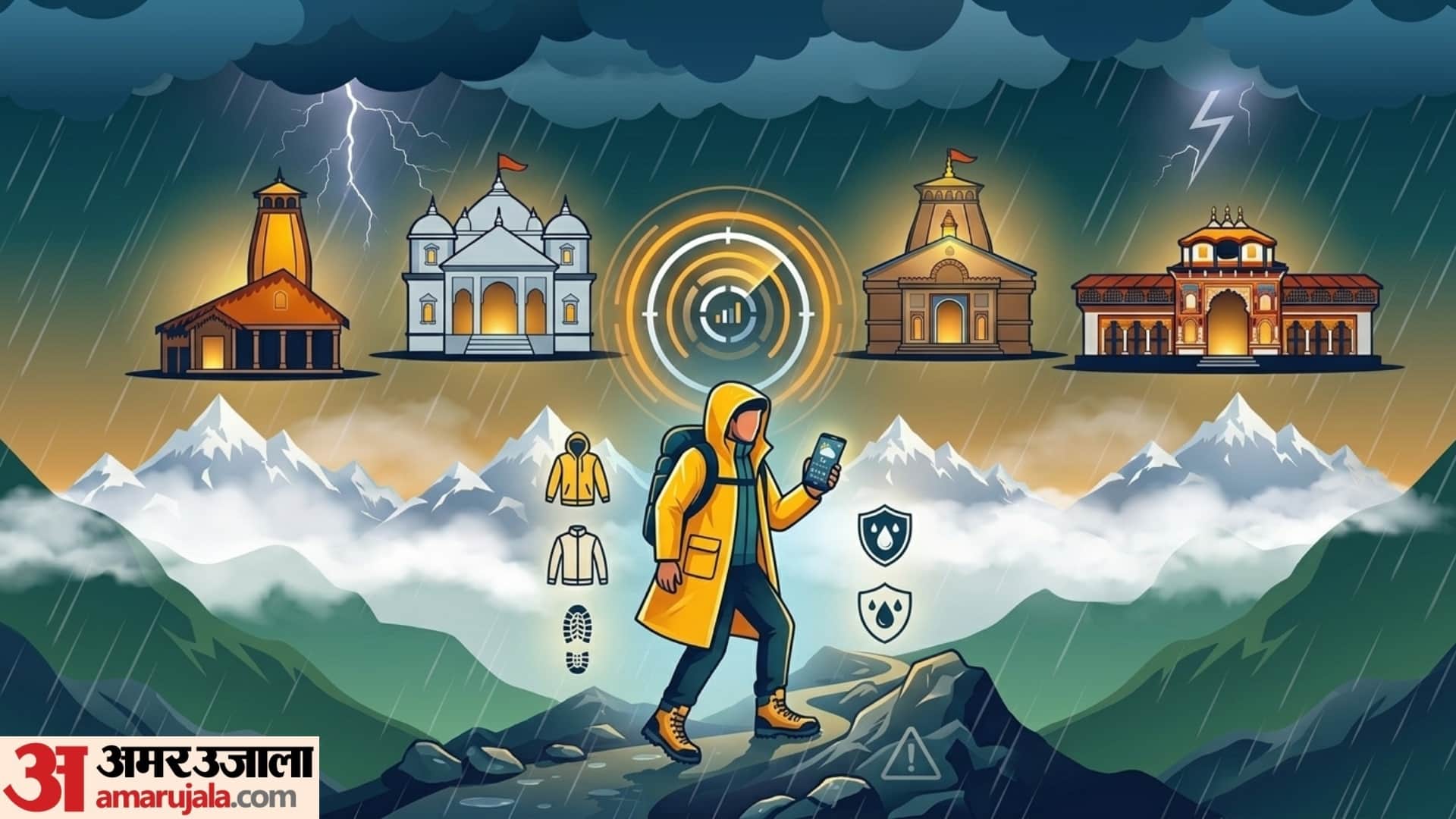 char dham travel tips during heavy rain and hailstorm