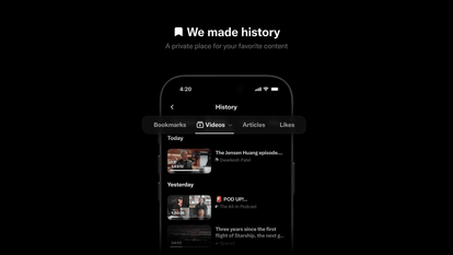 New History Feature: Finding old posts made easy X launches history tool