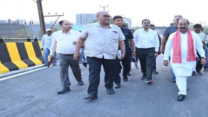 Kachana over-bridge will be inaugurated soon, Deputy Chief Minister Arun Sao inspected the final stage works.