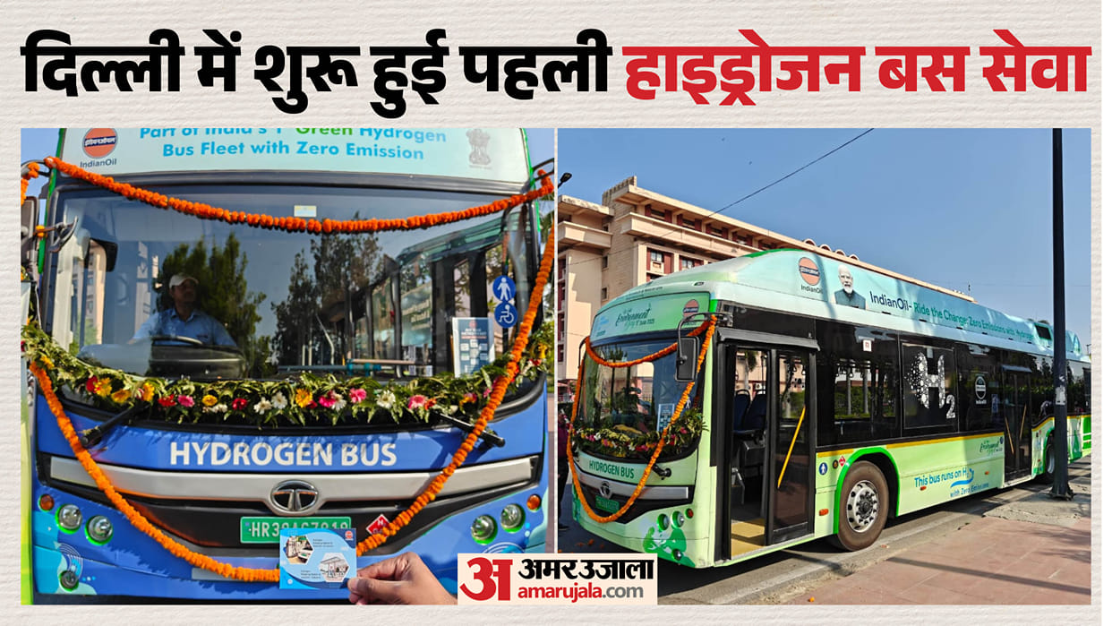 Operations of a hydrogen-powered bus have begun in Delhi