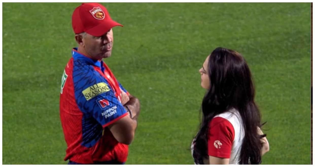 Preity Zinta-Ricky Ponting’s Intense Chat Goes Viral As Punjab Kings’ Playoff Hopes Take Massive Hit IPL 2026