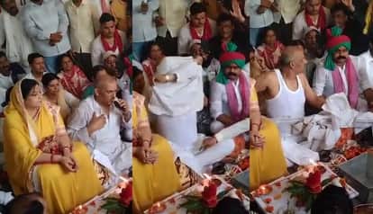 Kanpur SP MLA Amitabh Bajpai Intensifies Protest for Parmat School with Symbolic Renunciation