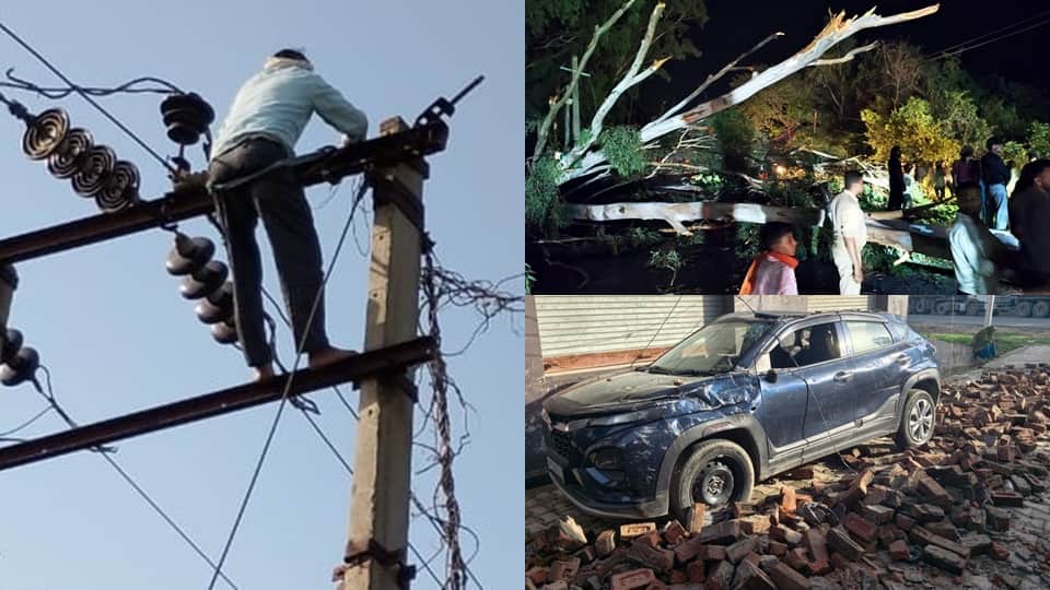 UP: Three Dead in Moradabad Division Due to Storm and Rain; Power Supply Disrupted in Several Villages