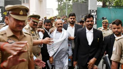 Former MLA Vijay Mishra his son daughter-in-law and wife found guilty of property grabbing in Bhadohi