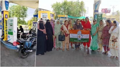 Jhalawar News: Fuel Prices Surge by 3.25, Public Feels the Heat as Women Congress Stages Protest
