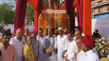पूर्व राष्ट्रपति भैरोंसिंह शेखावत का प्रतिमा अनावरण समारोह