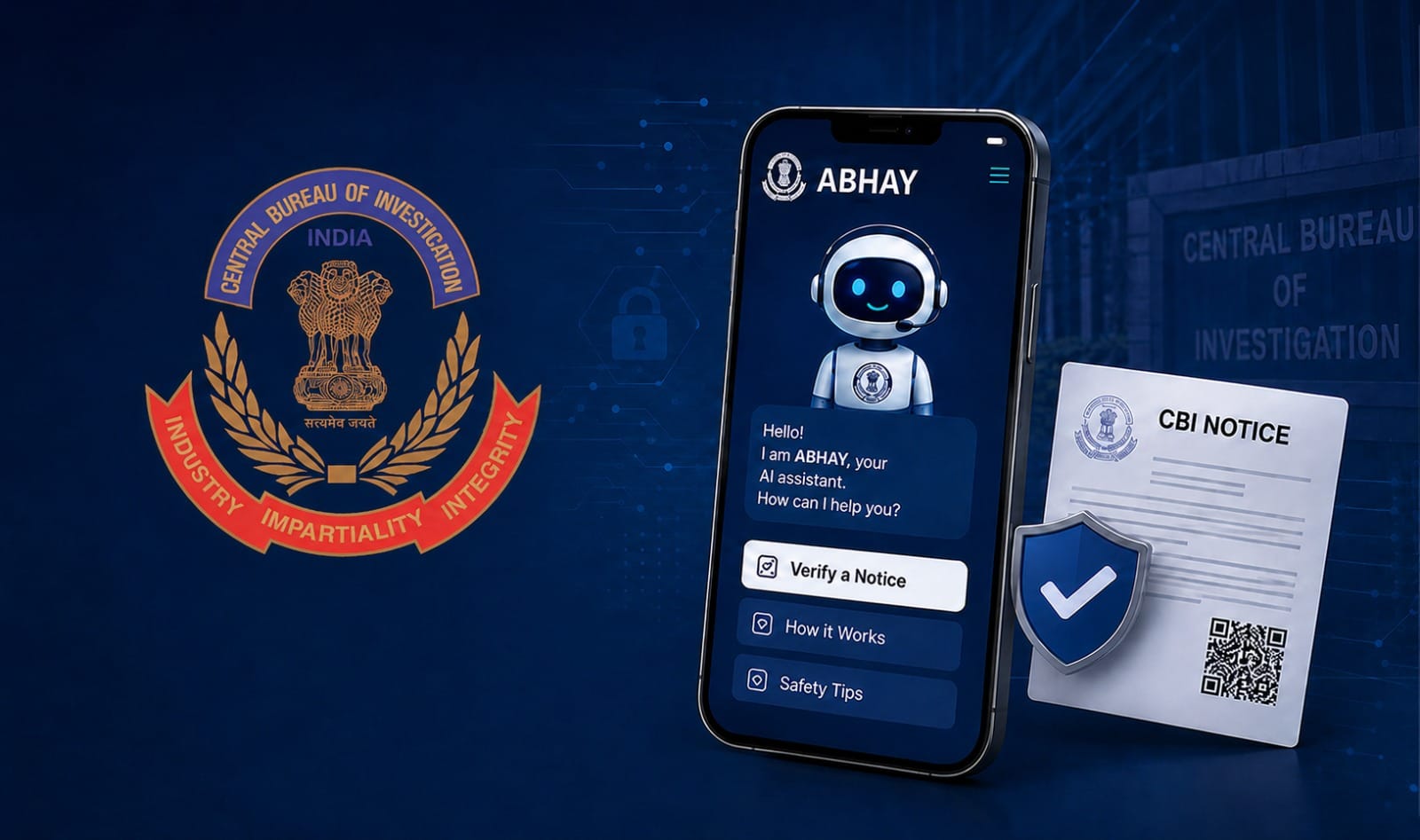 CBI Launches Abhay AI Chatbot To Protect Citizens From Digital Arrest Scams