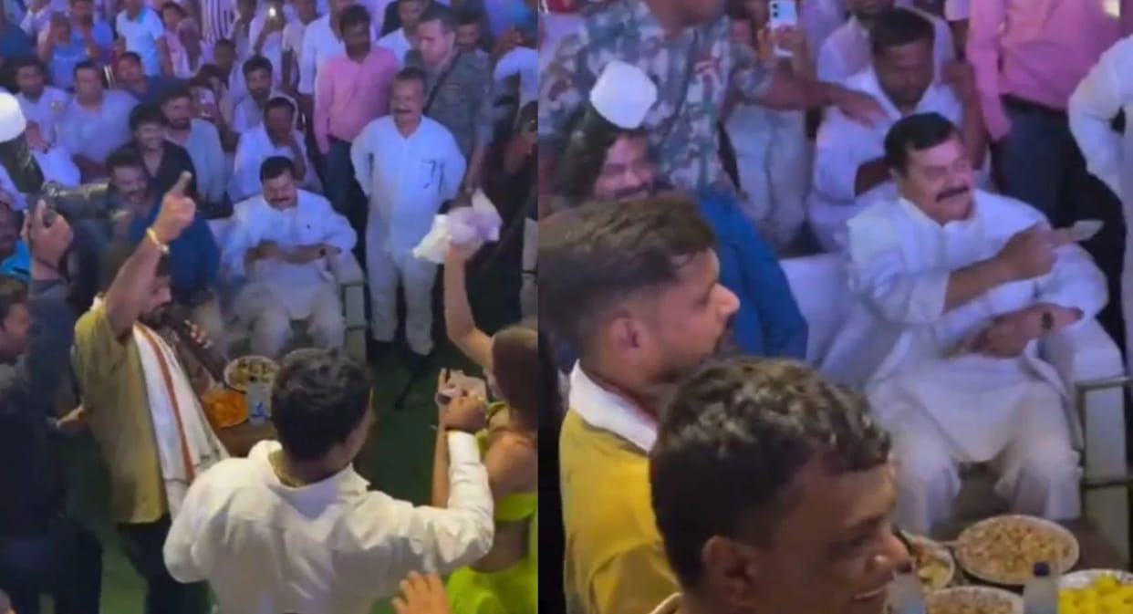 RJD MP Surendra Yadav Video Shakes Bihar Politics After Supporters Blow Cash on Dancers