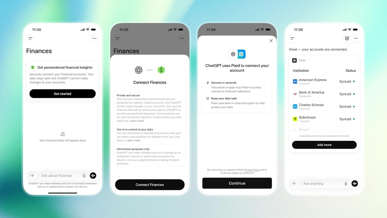 New ChatGPT Feature AI Track Your Spending, Generate Full Financial Report Bank Account