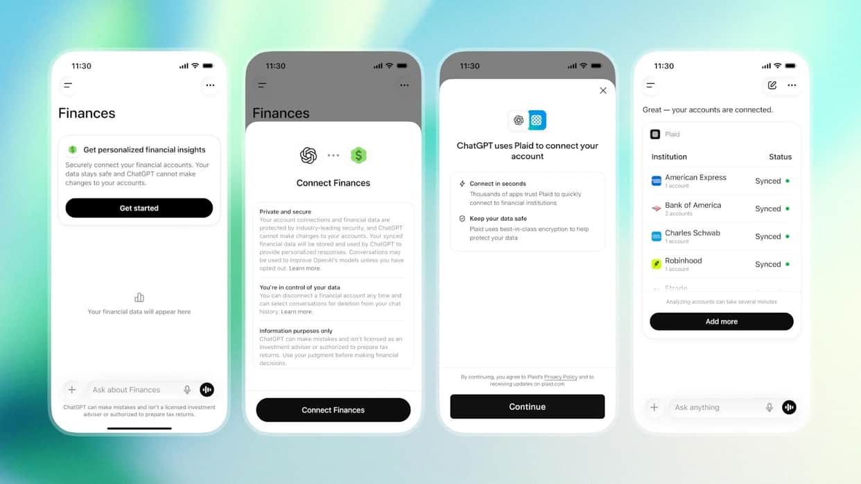 New ChatGPT Feature AI Track Your Spending, Generate Full Financial Report Bank Account