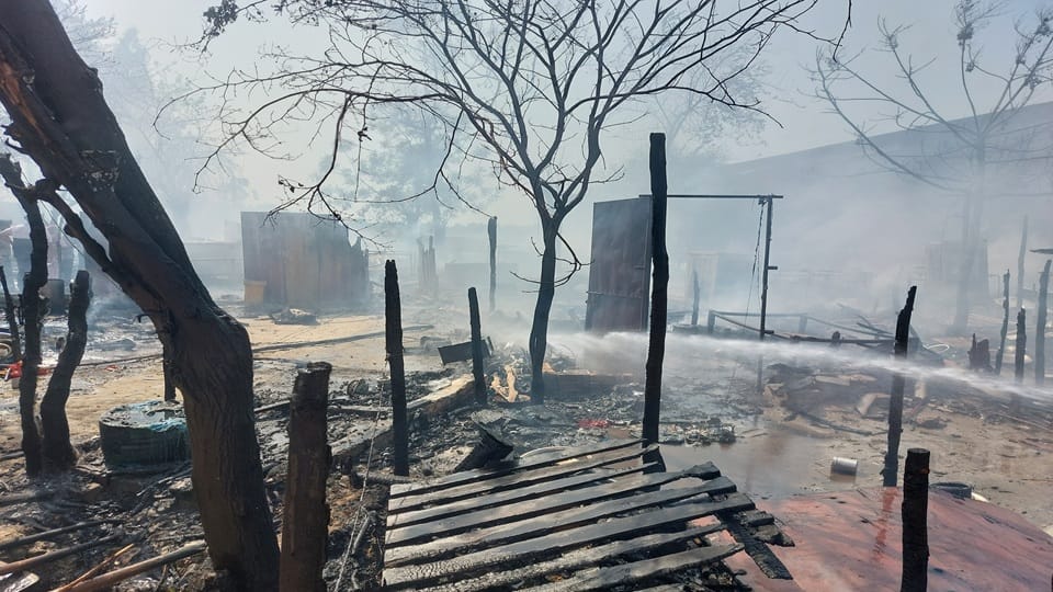10 huts burnt to ashes in Amritsar