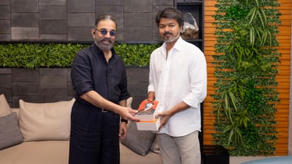 Kamal Haasan meets Tamil Nadu CM Vijay submits 6 demands related to Tamil film industry