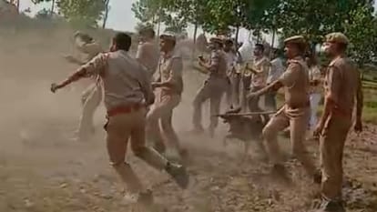 Saharanpur: Attack on police and revenue team that had gone to take possession of the land, four injured