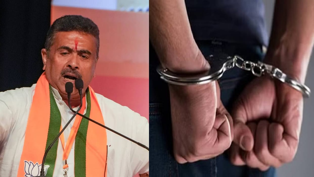 West Bengal CM Suvendu Adhikari murder plot fake email arrest Hasanum Iqbal Kolkata Police news updates