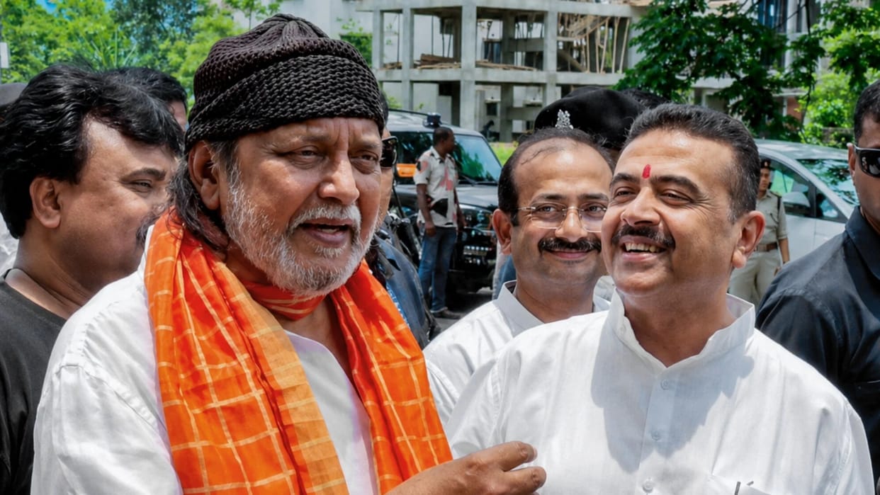 Mithun Chakraborty Heaped Praise On Suvendu Adhikari Saying He Is The Best Chief Minister West Bengal Can Have