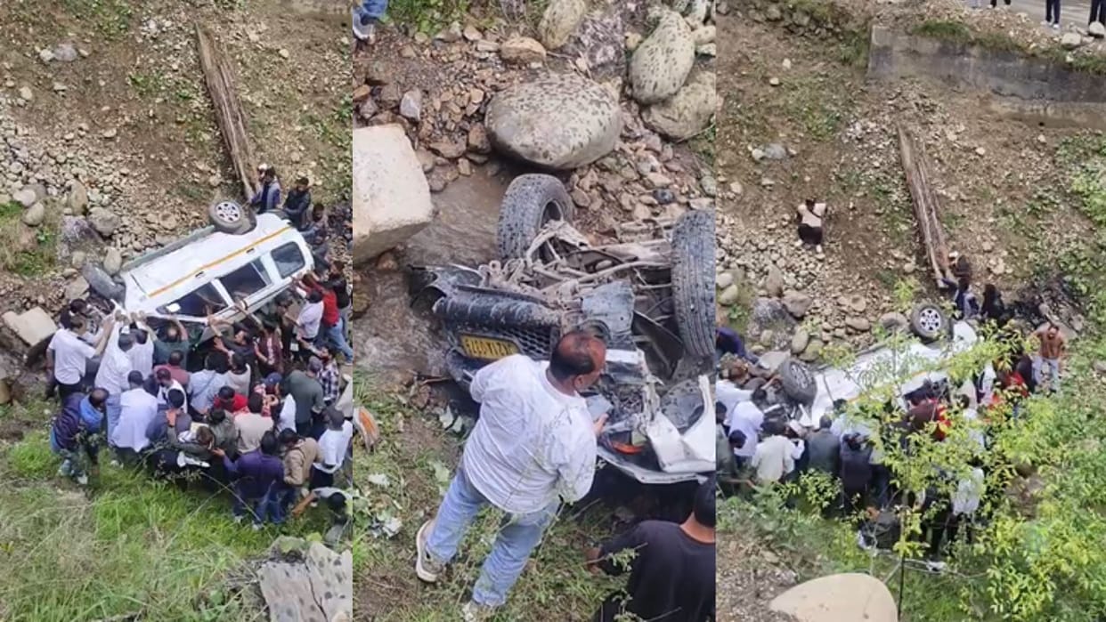 One Tourist Killed, Several Injured After Vehicle Falls Into Gorge Near Pahalgam