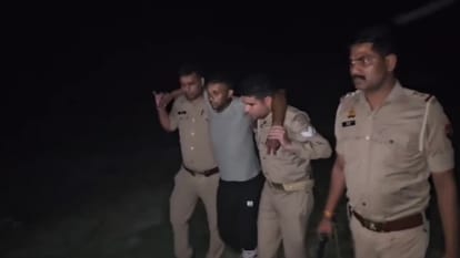 पुलिस गिरफ्त में बदमाश