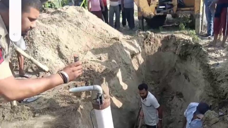 NDRF safely rescued child after nearly nine hours who had fallen into borewell