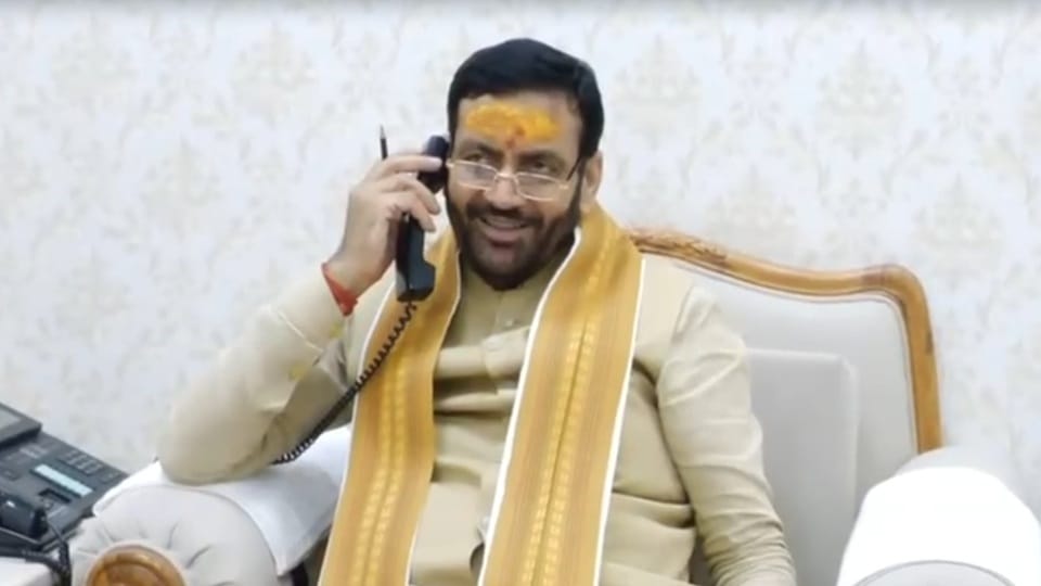 CM Saini spoke to meritorious students of class 10th and 12th over the phone