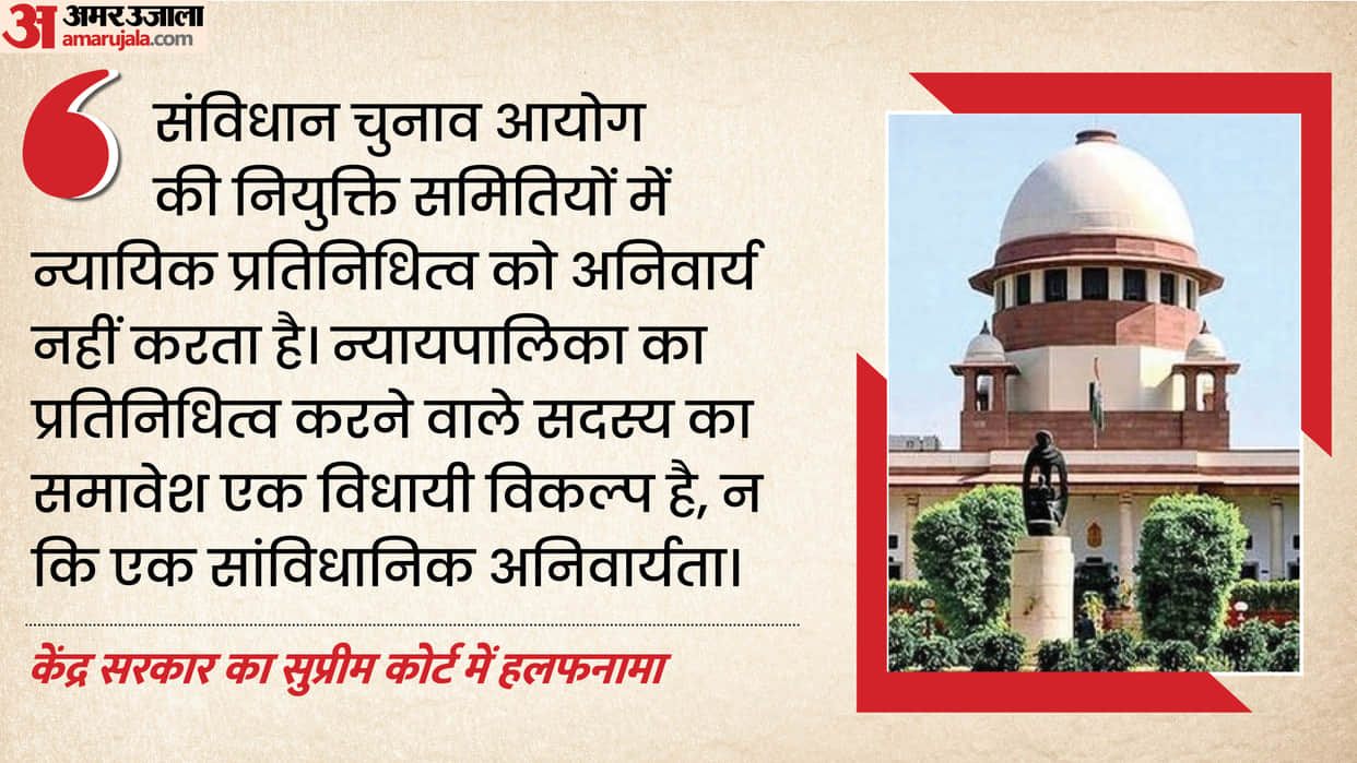 Centre affidavit on CEC appointment committee Supreme Court Constitution not mandate judicial representation